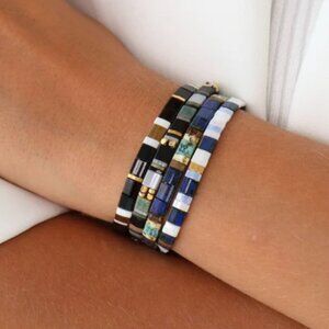 Køss Design Ltd. Ed. Bracelet Set - Japanese Miyuki Glass Beads 24k gold plated